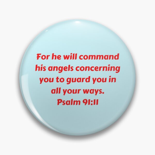 Item preview, Bible Verse Psalm 91:11 designed and sold by Prayingwarrior.