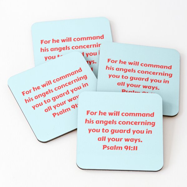 Item preview, Bible Verse Psalm 91:11 designed and sold by Prayingwarrior.