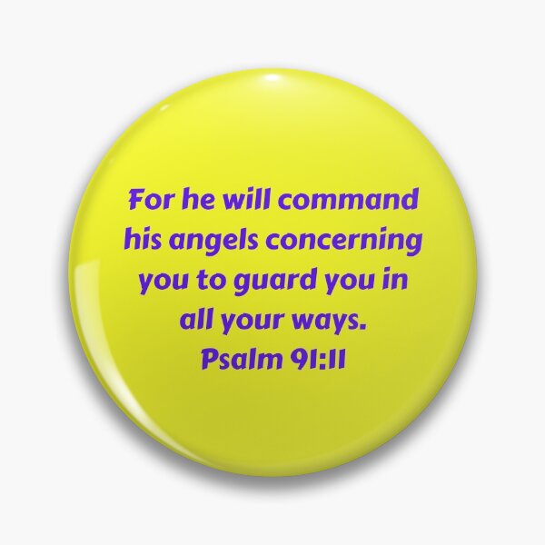 Item preview, Bible Verse Psalm 91:11 designed and sold by Prayingwarrior.
