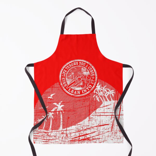 Item preview, When life throws you a curve lean into it - Second Edition on Red - Life Quotes designed and sold by etoide.