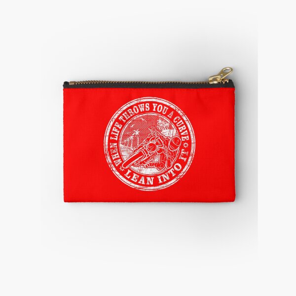 Item preview, When life throws you a curve lean into it - Second Edition on Red - Life Quotes designed and sold by etoide.
