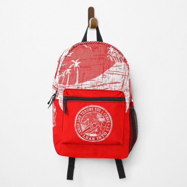 Item preview, When life throws you a curve lean into it - Second Edition on Red - Life Quotes designed and sold by etoide.