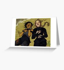 Feyre and Amren Greeting Card