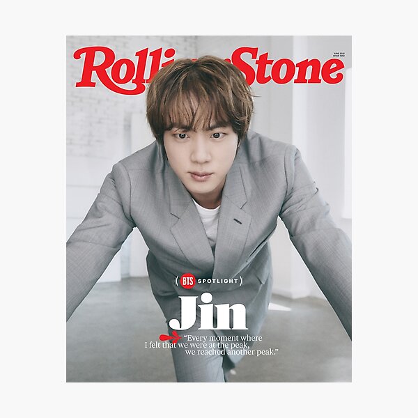 JIN Rolling Stone Photographic Print