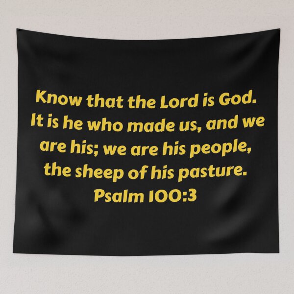 Item preview, Bible Verse Psalm 100:3 designed and sold by Prayingwarrior.