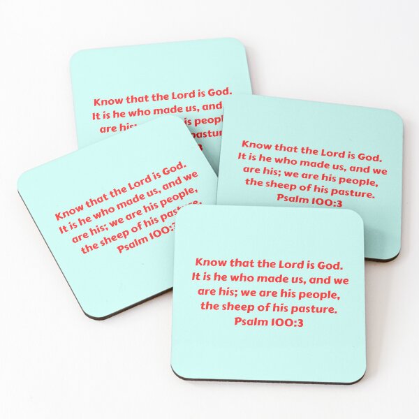 Artikelvorschau, Bible Verse Psalm 100:3 entworfen und verkauft von Prayingwarrior.