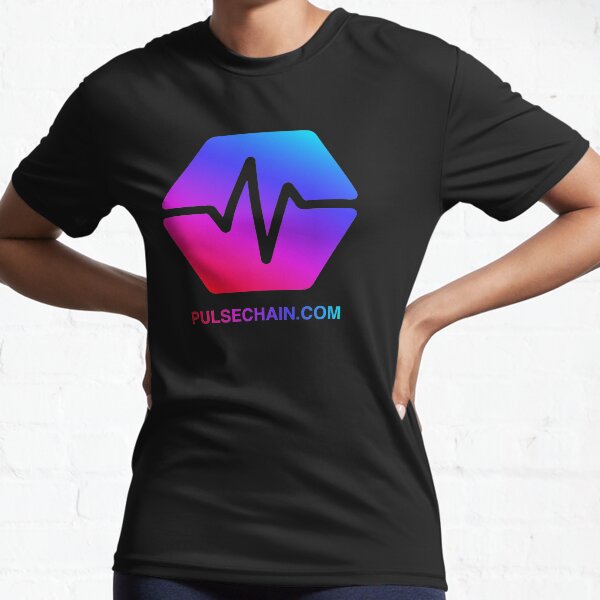 Pulse Chain Logo On Black Version 1 Active T-Shirt