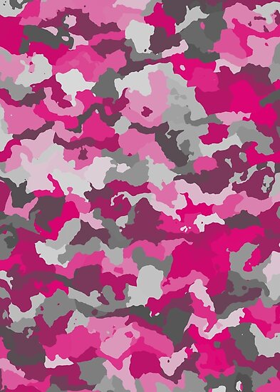 Póster «tonos de camuflaje rosa y gris» de erichristy | Redbubble