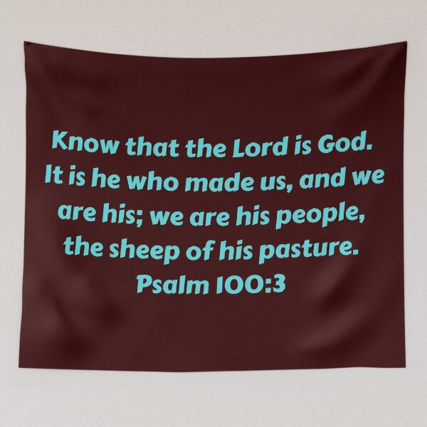 Item preview, Bible Verse Psalm 100:3 designed and sold by Prayingwarrior.