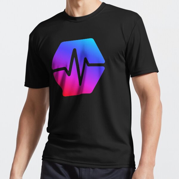 Pulse Chain Logo On Black Version 2 Active T-Shirt