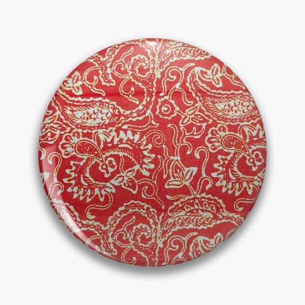 Item preview, Red Flower Batik designed and sold by cbproduction.