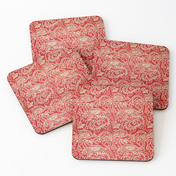 Item preview, Red Flower Batik designed and sold by cbproduction.