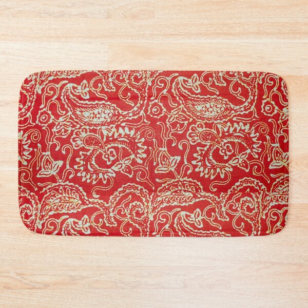 Item preview, Red Flower Batik designed and sold by cbproduction.