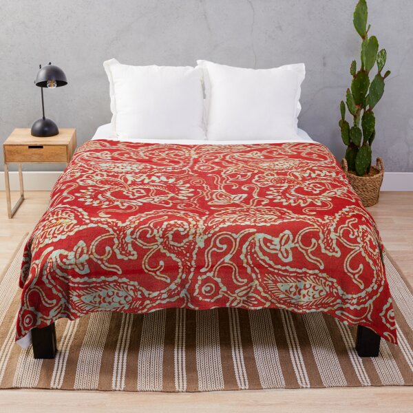 Item preview, Red Flower Batik designed and sold by cbproduction.
