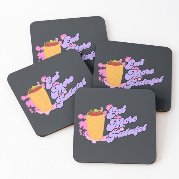 Item preview, Eat More Falafel - Durum and Pink Splash designed and sold by Chubuter.