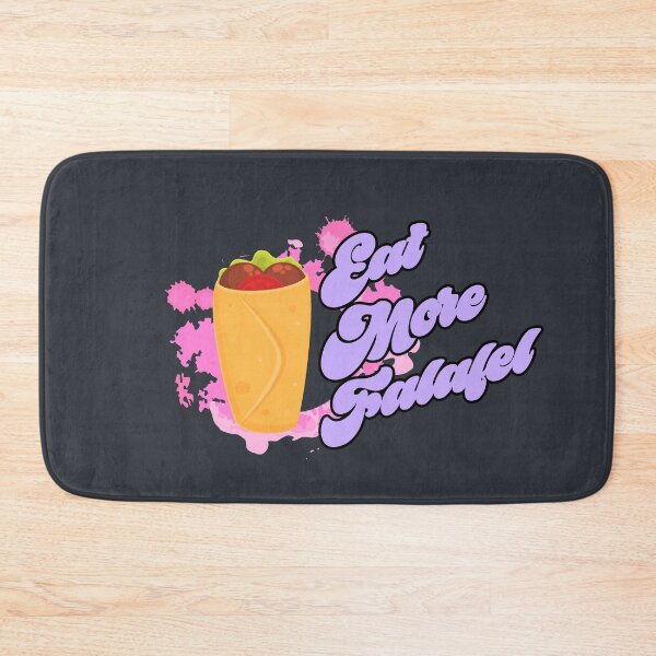 Item preview, Eat More Falafel - Durum and Pink Splash designed and sold by Chubuter.