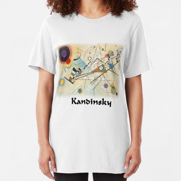 Kandinsky - Composition No. 8 Slim Fit T-Shirt