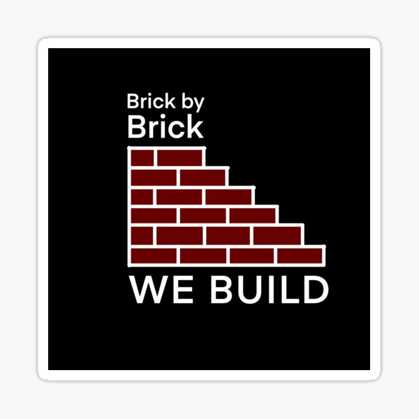 Item preview, Brick by brick  designed and sold by Thecolourwheel.