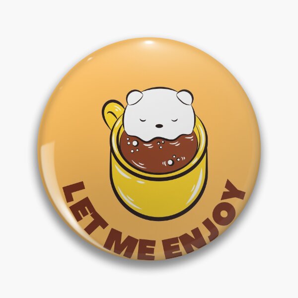 Item preview, Cute bear enjoy coffee bath designed and sold by Divaan.