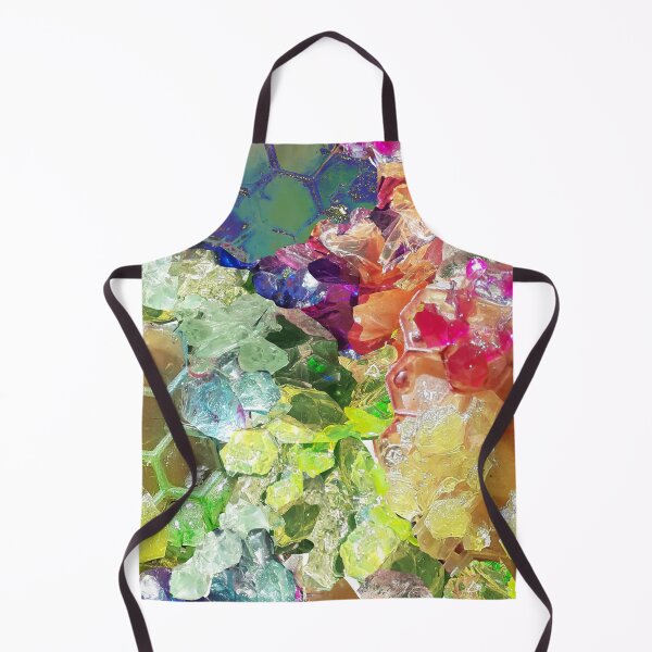 Item preview, crystals grow from honeycombs, abstraction, fantasy, juicy colors designed and sold by Maria Mihailova.