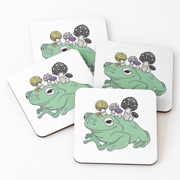 Item preview, Non-binary Pride Frog designed and sold by marleyfinn.