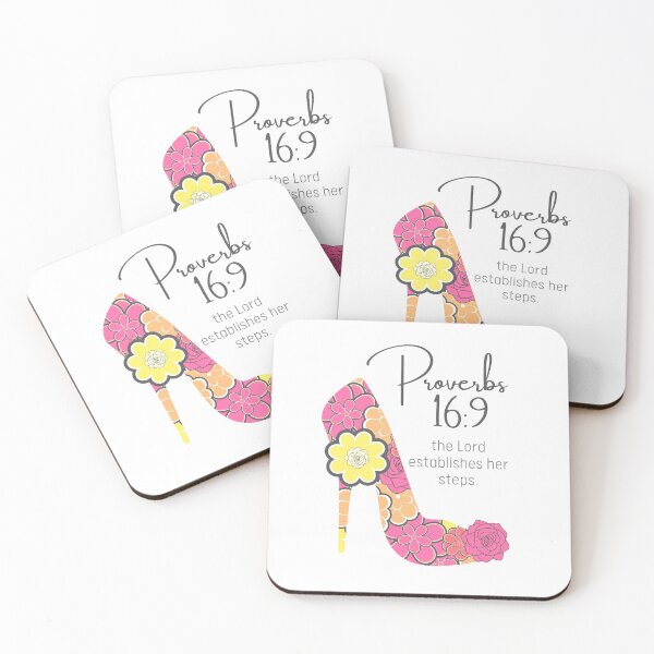 Item preview, Proverbs 16 vs 9 The Lord Establishes Her Steps Bible Verse designed and sold by Vivoh12.