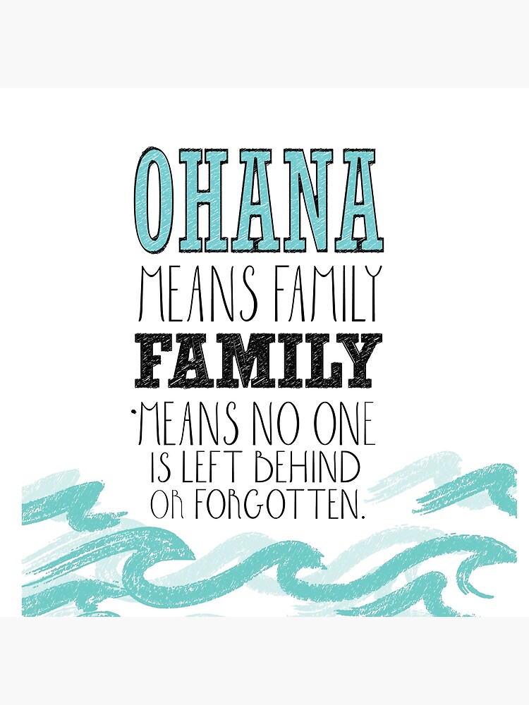 jim shore ohana means family