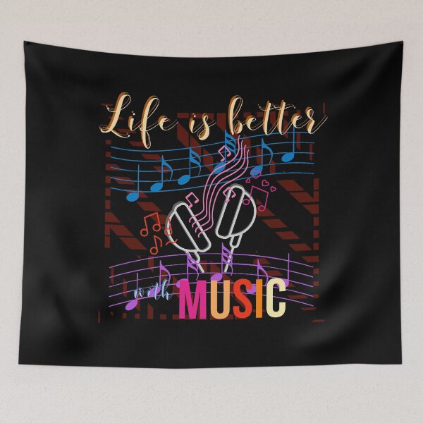 Item preview, Life is better with music.  designed and sold by assstono3027.