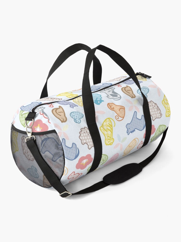 Alternate view of fruits basket cute pattern Duffle Bag