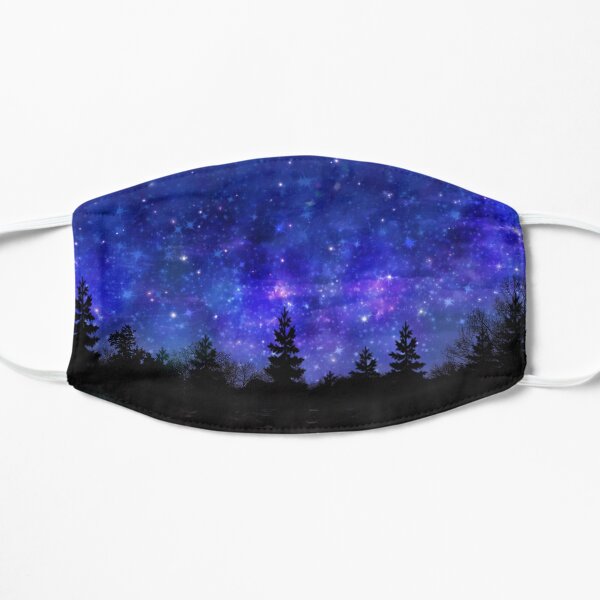 Beautiful Night Sky Flat Mask
