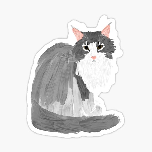 Sitting cat Sticker