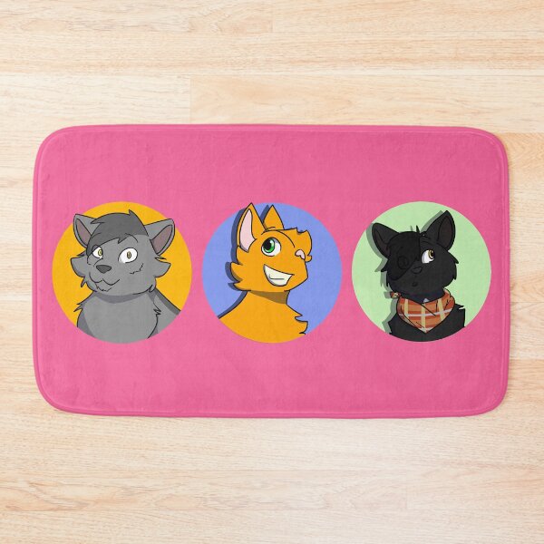 Item preview, Graystripe, Firestar and Ravenpaw designed and sold by EmberDino.
