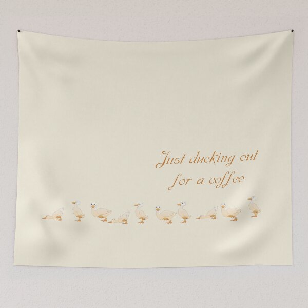 Item preview, Ducking out for a coffee designed and sold by S-K-A-T-E.