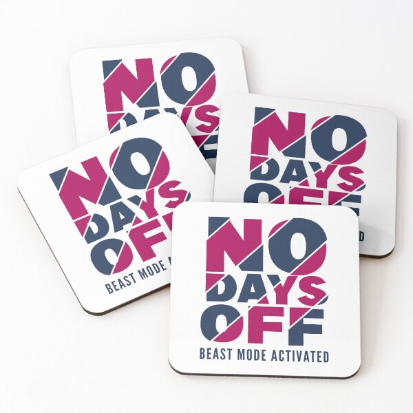 Item preview, No Days Off. Beast Mode Activated designed and sold by TashaVector.