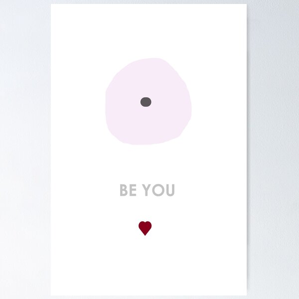 Item preview, BE YOU! Digital art/Typography designed and sold by VeenaNair23.