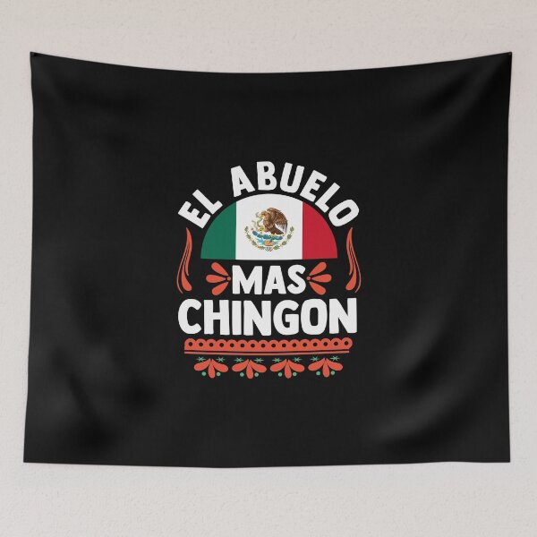 Item preview, Mexican Flag El Abuelo Mas Chingon Grandpa Mexican Pride designed and sold by Nessshirts.