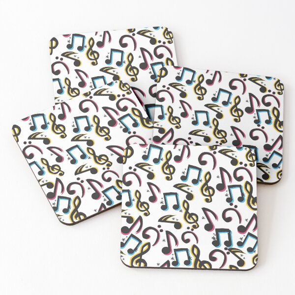 Item preview, Colorful Music Note Pattern designed and sold by Amovar.