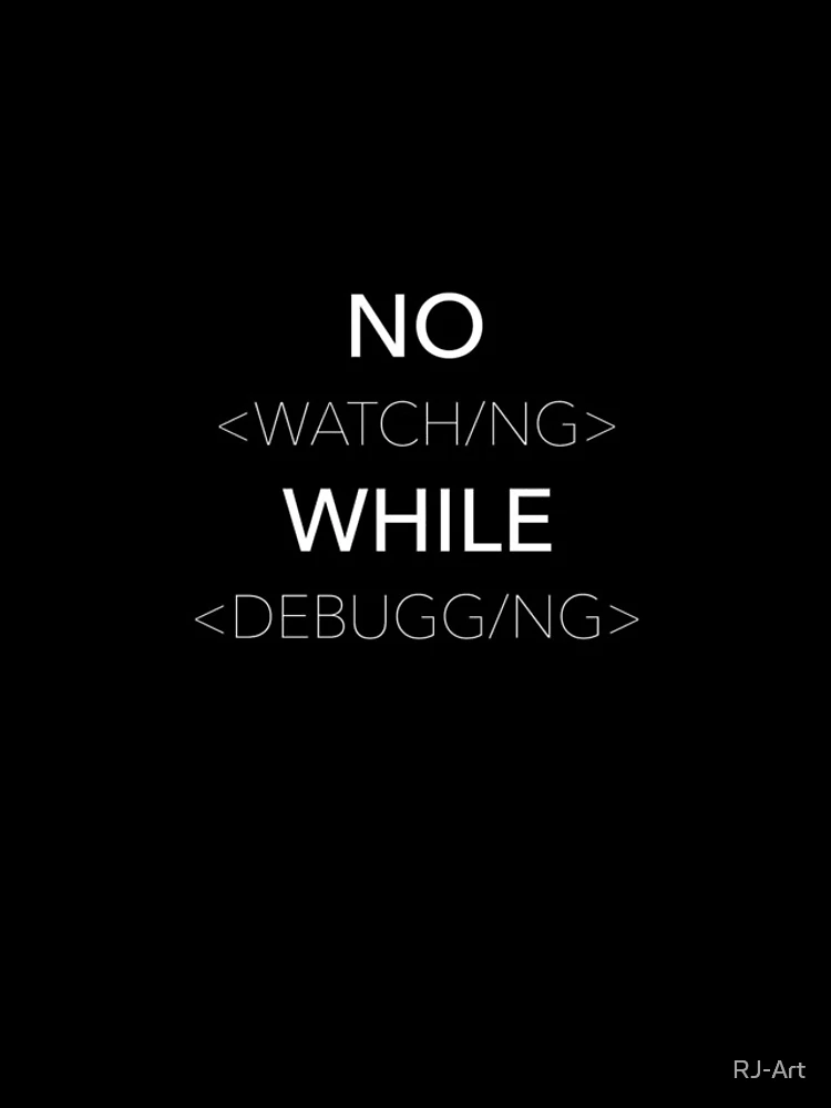 Thumbnail 4 of 4, iPhone Case, No Watching Bug Fixing Coding Lover Programming Debugging designed and sold by RJ-Art.