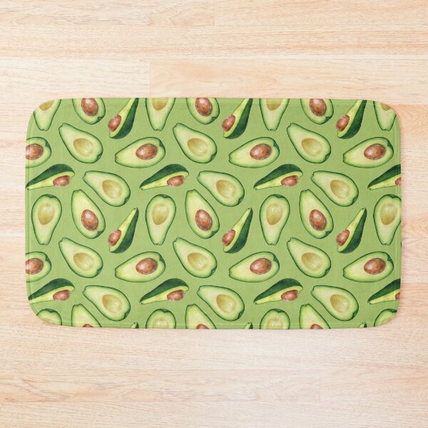 Item preview, Avocado pattern with light green background designed and sold by Lyubava.