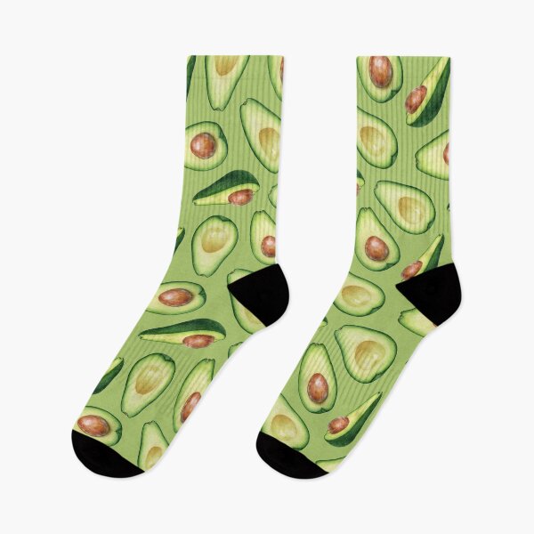 Item preview, Avocado pattern with light green background designed and sold by Lyubava.