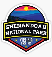 SHENANDOAH NATIONAL PARK VIRGINIA MOUNTAINS HIKING BIKING CAMPING Sticker