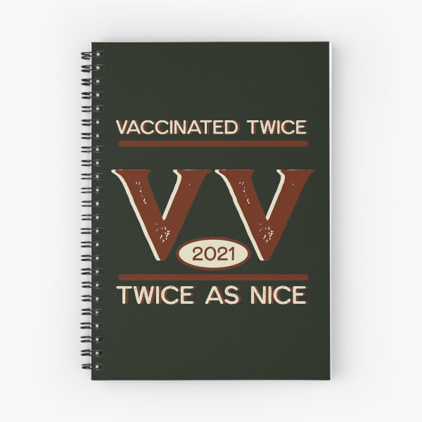 Item preview, vaccinated twice designed and sold by sandpiperstudio.