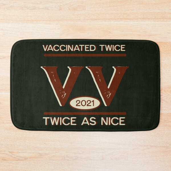 Item preview, vaccinated twice designed and sold by sandpiperstudio.
