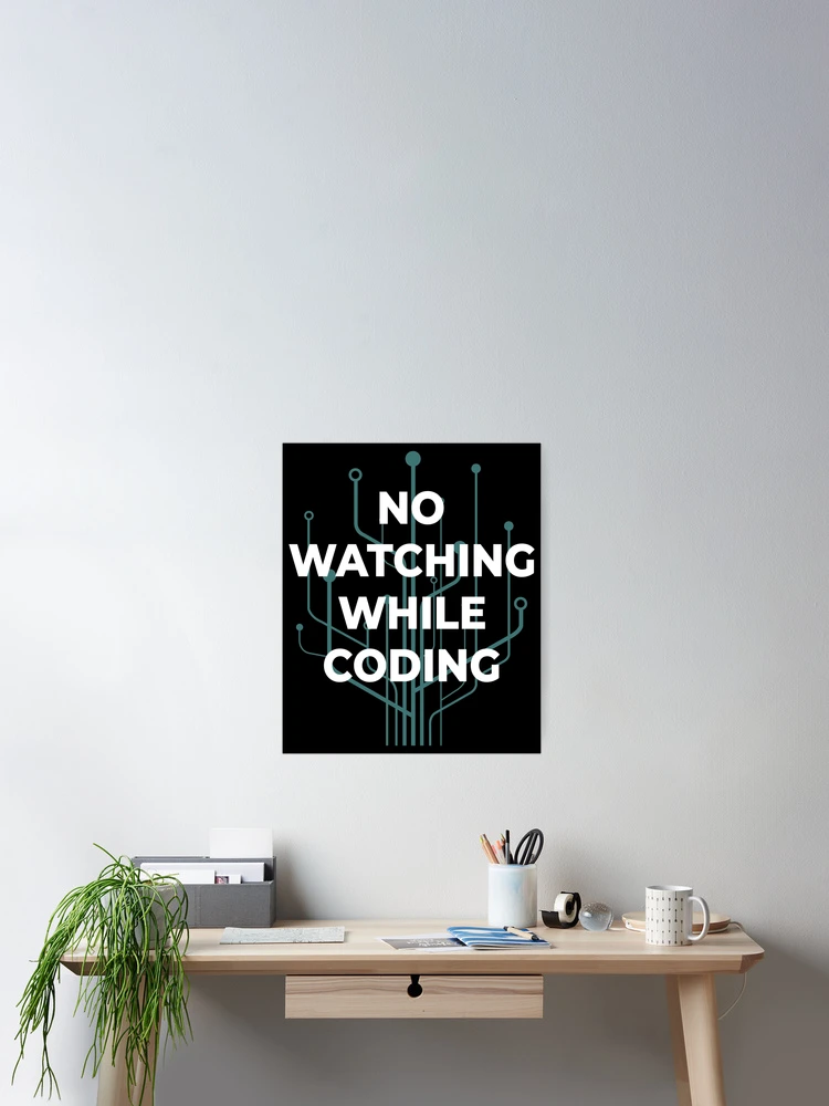 Thumbnail 2 of 3, Poster, Funny Coding Lover Programming Debugging Techie Nerds Geek designed and sold by RJ-Art.