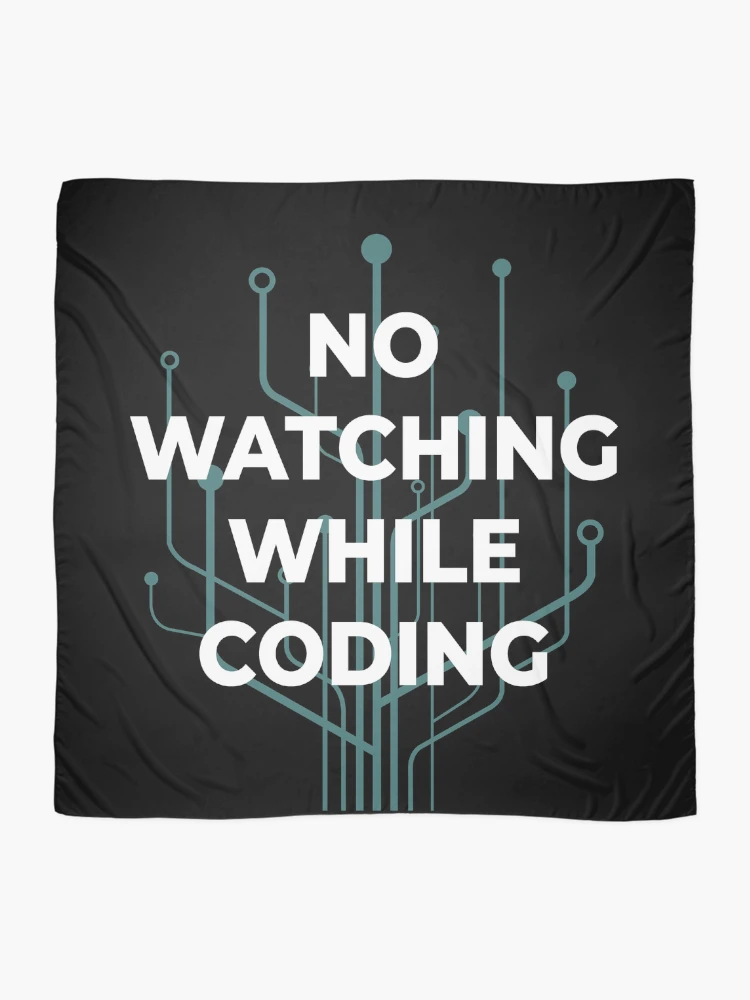 Thumbnail 2 of 3, Scarf, Funny Coding Lover Programming Debugging Techie Nerds Geek designed and sold by RJ-Art.