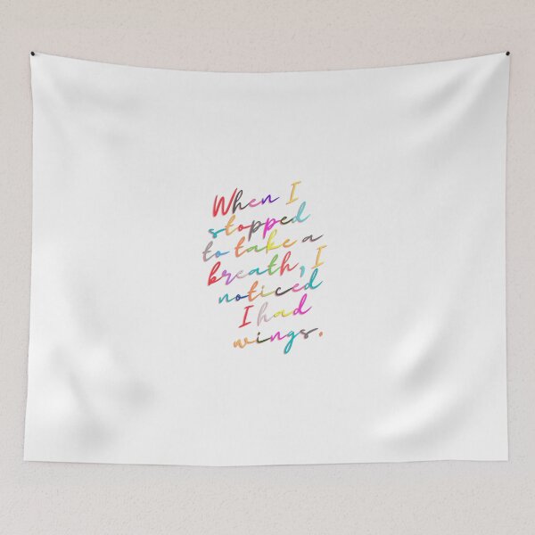 Item preview, When I stopped to take a breath, I noticed I had wings.(Color words) designed and sold by storeAN.