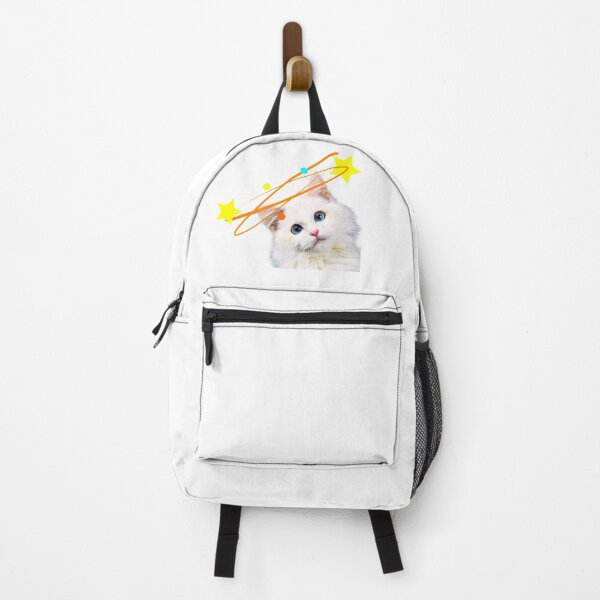 Item preview, Cute cat nasa - white cat nasa - cute white cat space designed and sold by Amalzaki.