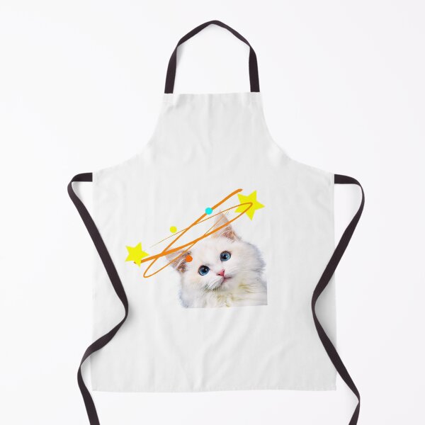 Item preview, Cute cat nasa - white cat nasa - cute white cat space designed and sold by Amalzaki.