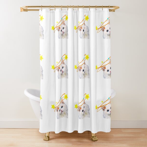 The Chart of Cosmic Exploration Shower Curtain Bathroom Mat Waterproof Fabric 