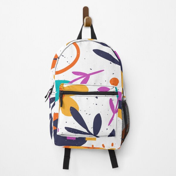 Item preview, rainbow leaves and shapes pattern designed and sold by Northendesigns.